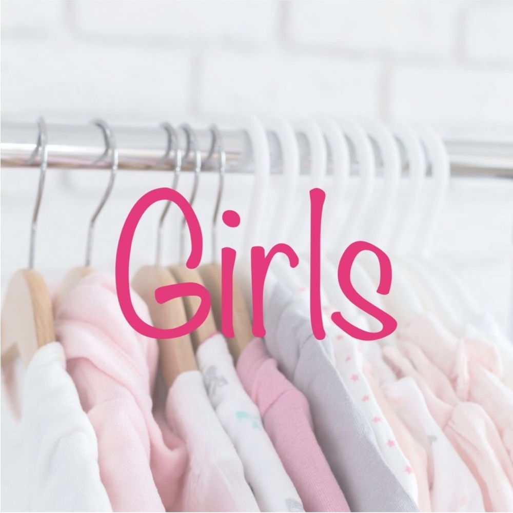 Girls' Pink and White Clothing Set - Picture 1 of 1